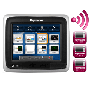 Raymarine a65 MFD Touchscreen Display w/Wi-Fi - No Charts Raymarine a65 MFD Touchscreen Display w/Wi-Fi - No Charts
