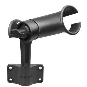 RAM Mount RAM Tube Jr. Fishing Rod Holder w/Short 4" Length Post