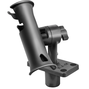 RAM Mount RAM Tube Jr. Rod Holder w/Short 4" Length Post Spline