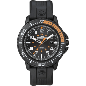 TIMEX TIMEX EXPEDITION UPLANDER  WATCH BLACK RESIN STRAP & DIAL