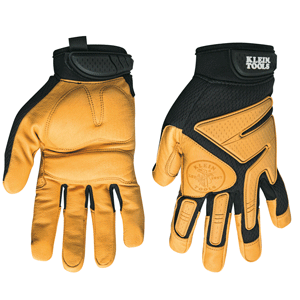 KLEIN TOOLS KLEIN TOOLS LEATHER GLOVES LARGE