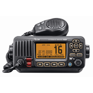 ICOM ICOM M324G VHF RADIO W/INT GPS -BLACK