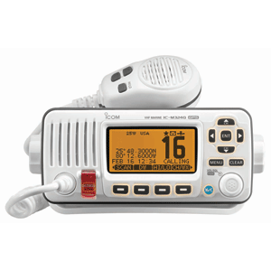 ICOM ICOM M324G VHF RADIO W/INT GPS -WHITE