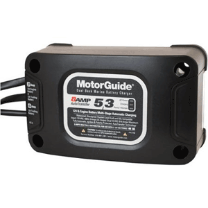 MOTORGUIDE MOTORGUIDE 8 AMP DUAL BANK BATTERY CHARGER 5/3 AMPS