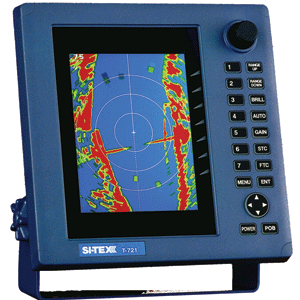 SI-TEX T-741 6.5" LCD Radar with 4kw 25" Radome