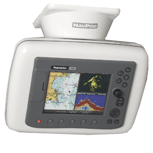 NavPod PP5051X PowerPod Pre-Cut For Raymarine C80 Overhead Mount