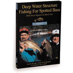 Bennett DVD Deep Water Structure Fishing For Spotted Bass with Dean Sigmon & Mack Farr