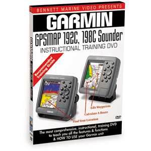 Bennett Training DVD For Garmin GPSMAP 192C & 198C Chartplotter/Sounder