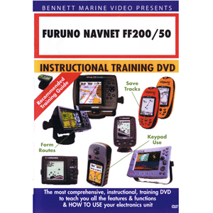 Bennett Training DVD Furuno NavNet FishFinder 200/50