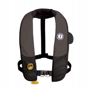 Mustang Deluxe Auto Hydrostatic Inflatable PFD with Harness:  Universal