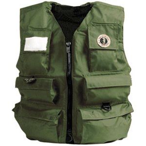 Mustang Manual Inflatable Fisherman Vest: M