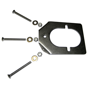 Lee's Stainless Steel Backing Plate For 30° Medium Rod Holders
