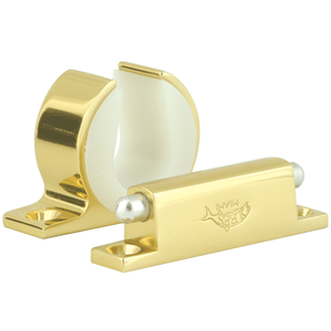 Lee's Rod and Reel Hanger Set - Penn International 16S - Bright Gold