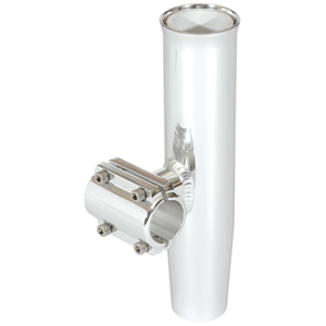 Lee's Clamp-On Rod Holder - Silver Aluminum - Horizontal Mount - Fits 2.375" O.D. Pipe