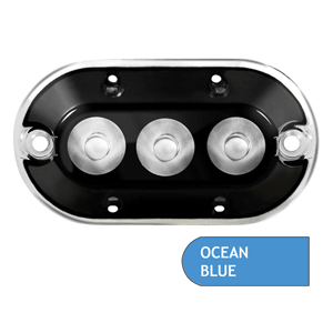 Ocean LED A3 Amphibian Surface Mount Underwater Light - Super Blue