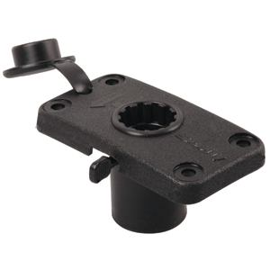 Scotty 244 Locking Flush Deck Mount w/ Rain Cap
