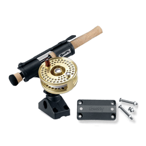 Scotty Fly Rod Holder w/ 242 Rail Mount Adapter