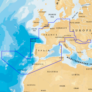 Navionics XL9 46XG - France, Iberia, Netherlands, EU Inland Waters - SD Card