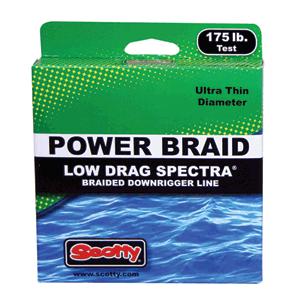 Scotty Low Drag Premium Braided Downrigger Line - 200'