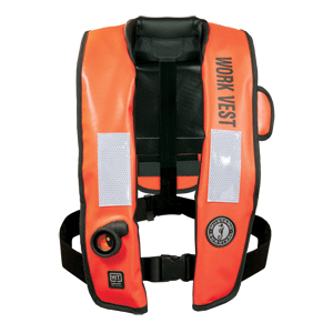 Mustang Inflatable Work Vest with HIT Orange