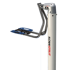 Scanstrut LMP-3 Self Leveling Pole Radar Mount - 24" Simrad/Lowrance/Northstar/JRC Domes