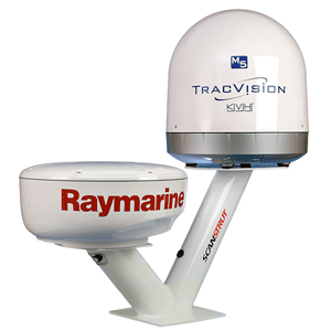 Scanstrut Dual PowerTower&reg; - Satcom 40CM and Raymarine/Garmin 2kW and 4kW Domes
