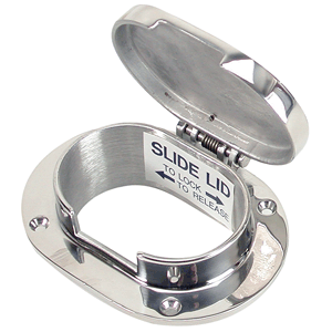 Whitecap Chain and Rope Deck Pipe 3-7/8" x 2-1/2" Opening