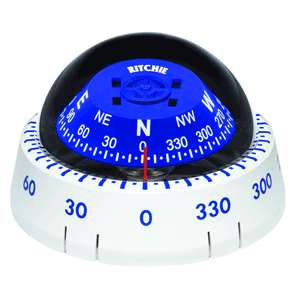 Ritchie XP-99W Kayaker Surface Mount Compass (White)
