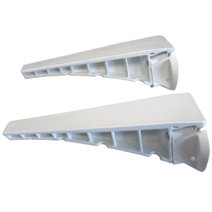 Tallon Marine Table Supports Long - 2 Pack - White