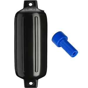 Polyform's G-5 Twin Eye Fender 8.5 x 27 w/ Black Air Adaptor