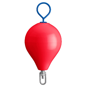 Polyform Mooring Buoy w/ Iron 15" Diameter - Red