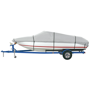 Dallas Manufacturing Co. Heavy Duty Polyester Boat Cover A - 14-16' V-Hull Fishing Boats - Beam Width to 68"
