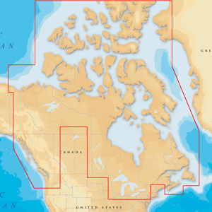 Navionics Gold Canada and Southeast Alaska on CF