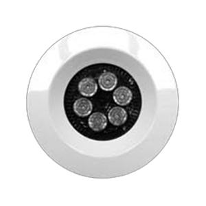 Ocean LED LIET 6 Bright White w/White Polymer Bezel Surface Mnt Exterior Light