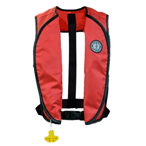 Mustang Super Lightweight Inflatable Vest - Red Auto