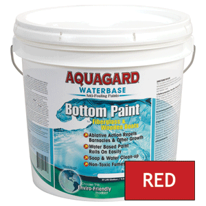 Aquagard Waterbased Anti-Fouling Bottom Paint - 2 Gallon - Red