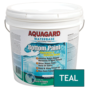 Aquagard Waterbased Anti-Fouling Bottom Paint - 2 Gallon - Teal