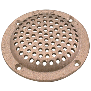 Perko 6" Round Bronze Strainer MADE IN THE USA