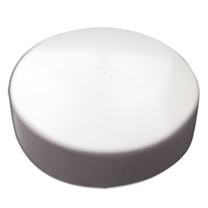 Dock Edge Flat Head Piling Cap 7" White