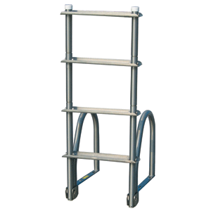 Dock Edge Stainless Steel Flip Up Ladder 4 Step