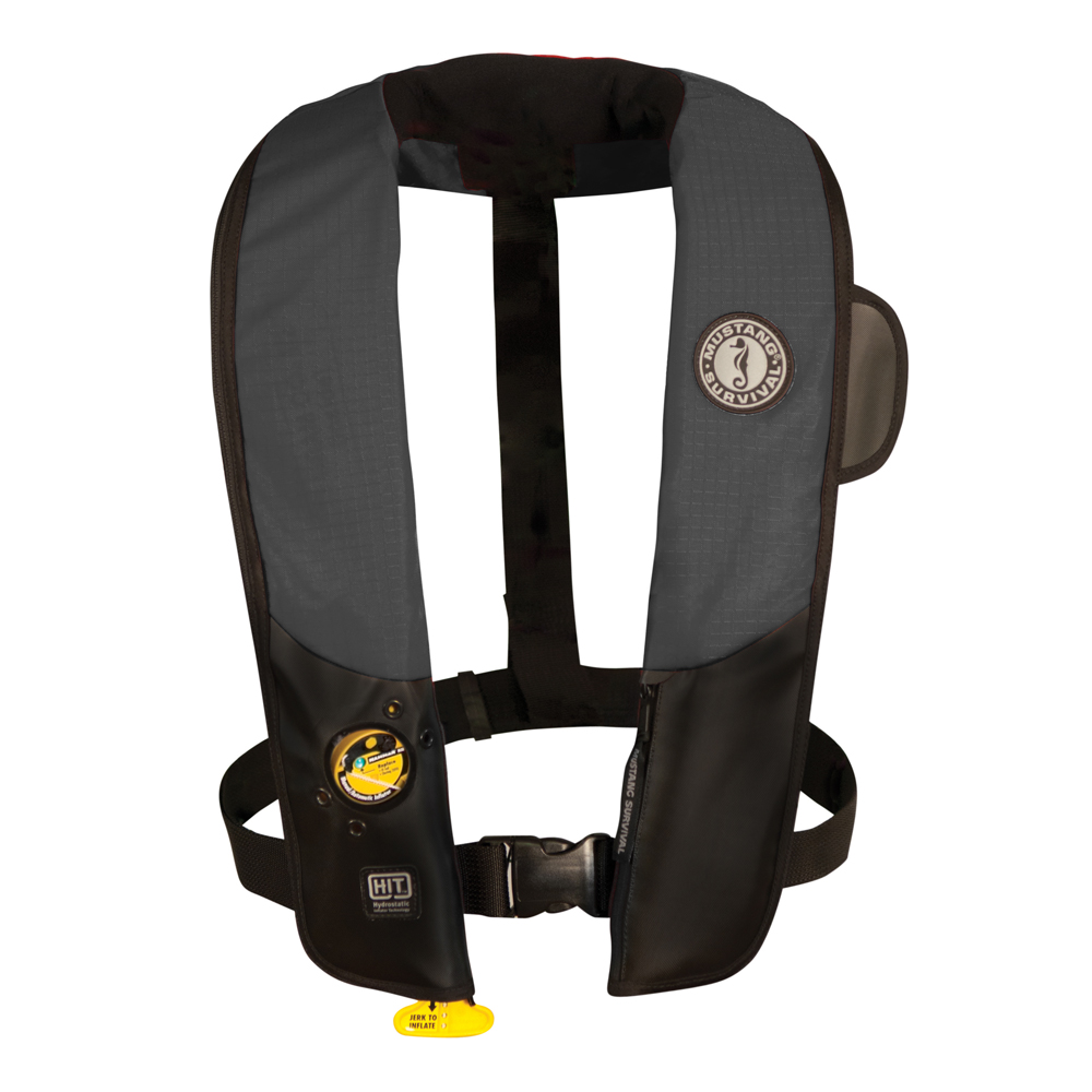 Mustang Automatic Hydrostatic Inflatable Auto Inflate Black PFD MD3183-U-BK/CR
